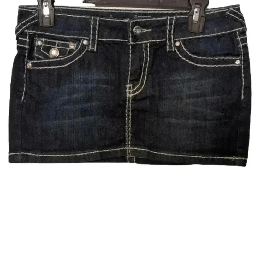 C'est toi Demin mini skirt